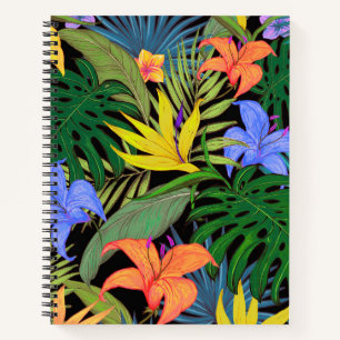 Tropical Hawaii Aloha Blume Graphic Notizbuch