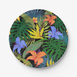 Tropical Hawaii Aloha Blume Graphic Pappteller