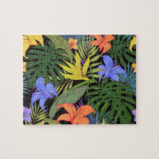 Tropical Hawaii Aloha Blume Graphic Puzzle (Horizontal)