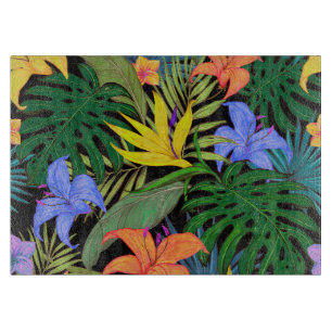 Tropical Hawaii Aloha Blume Graphic Schneidebrett