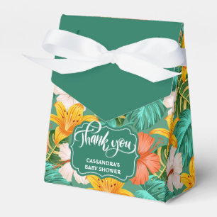Tropical Hawaiian Aloha Baby Showbox Geschenkschachtel
