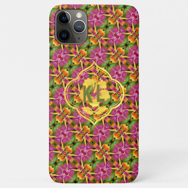 Tropical Hawaiian Floral Bohemian Aloha  Case-Mate iPhone Hülle (Rückseite)