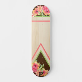 Tropical Hawaiian Inspiriert D-Markenbezeichnung Skateboard
