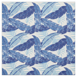 Tropical Hawaiian Palm Blätter Muster Stoff