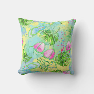 Tropical Hawaiian Pillow Kissen