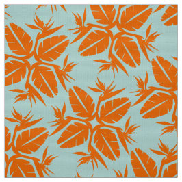 Tropical Hawaiian Quilt Pattern Bird of Paradise Stoff