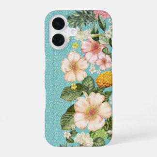 Tropical Hawaiian Turquoise iPhone Case 16 Hülle