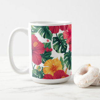 Tropical Hibiscus Grandma Floral Mother’s Day Gift Kaffeetasse