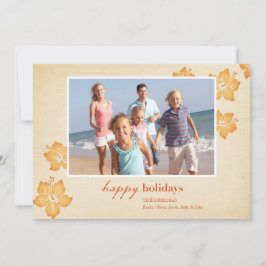 Tropical Holiday Cards Feiertagskarte