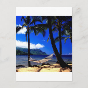 Tropical Island Afternoon Nickerchen Kauai Hawaii Postkarte
