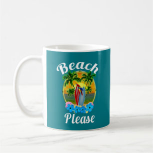 Tropical Island Beach Bitte Kaffeetasse