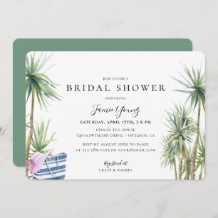 Tropical Island Beach Brautparty Einladung