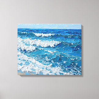 Tropical Island Beach Wrapped Canvas | Küstenoce Leinwanddruck