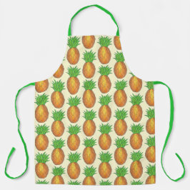 Tropical Island Hawaiian Ananas Obstdrucken Schürze