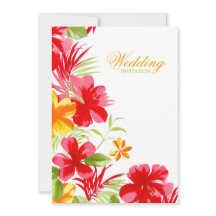 Tropical Island Hibiskus Beach Wedding