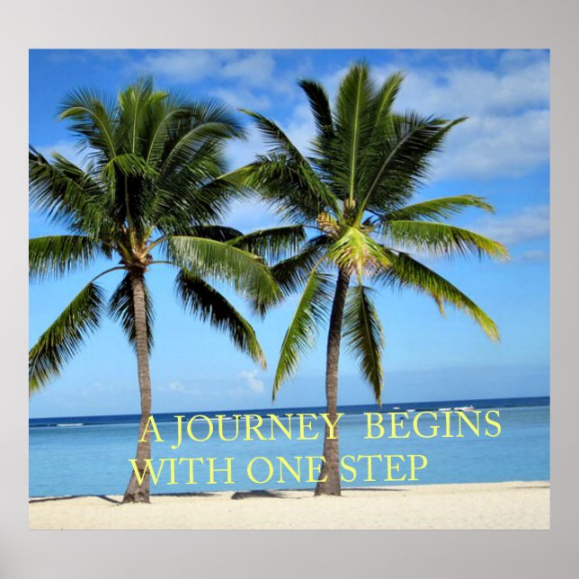 Tropical Island Journey Inspirier Poster (Vorne)