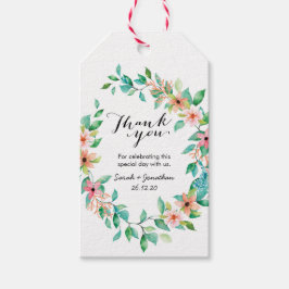 Tropical Island Luau Wedding Vielen Dank Tags Geschenkanhänger