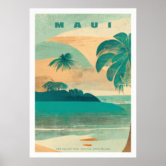 Tropical Island maui Poster (Vorne)