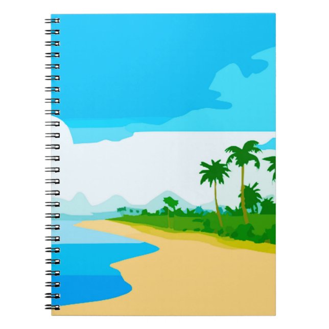 Tropical Island Notebook Notizblock (Vorderseite)