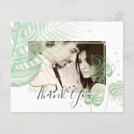 Tropical Island Palm Blätter Beach Wedding Flyer