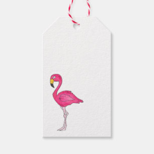 Tropical Island Paradise Hot Pink Flamingo Bird Geschenkanhänger