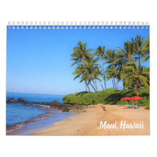 Tropical Island Paradise Maui Hawaii Kalender