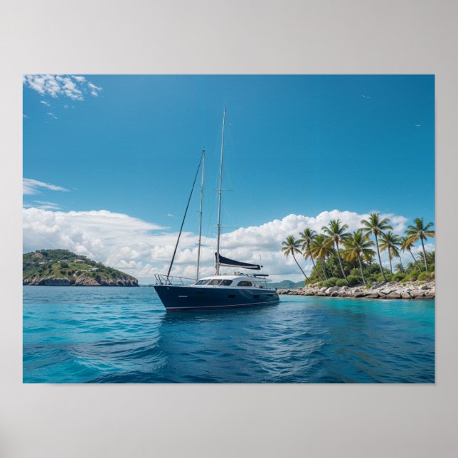 Tropical Island Paradise Poster (Vorne)