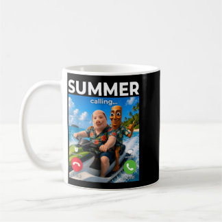 Tropical Island Pig Man Meme Jet Ski Tung Sahur Kaffeetasse