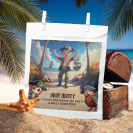 Tropical Island Pirate Boy Birthday Party Geschenktütchen