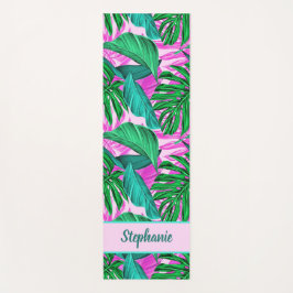 Tropical Island Vibes | Personalisierte Yoga Mat Yogamatte