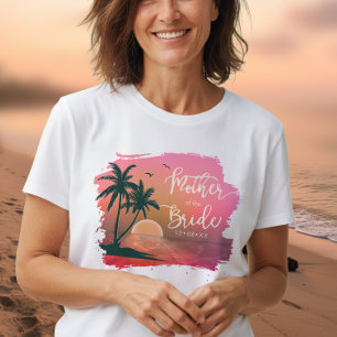 Tropical Isle Mother of the Bride Pink ID581 T-Shirt