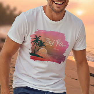 Tropical Isle Trauzeuge Pink ID581 T-Shirt