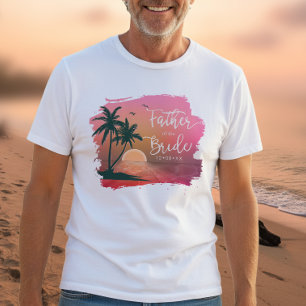 Tropical Isle Vater der Braut Pink ID581 T-Shirt