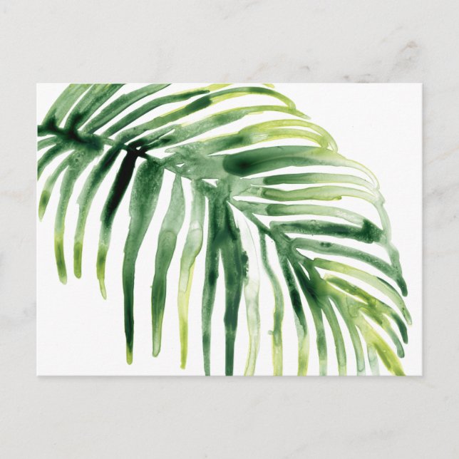 Tropical Jewel Leaf Postkarte (Vorderseite)