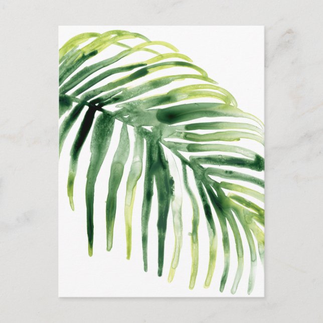 Tropical Jewel Leaf Postkarte (Vorderseite)
