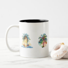 Tropical Joy Zweifarbige Tasse
