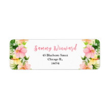 Tropical Jungle Floral and Foliage Bridal Shower