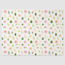 Tropical Jungle Floral Pattern Seidenpapier