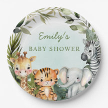 Tropical Jungle Safari Tierwelt Babydusche