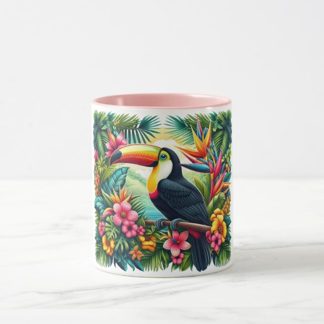 Tropical/Jungle Toucan bird  Brazil Tasse (Zentrum)