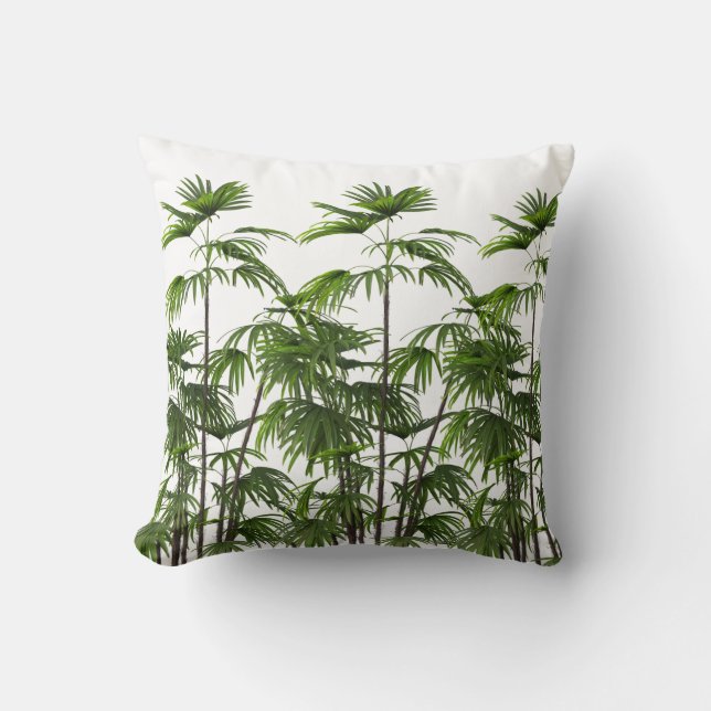 Tropical Lady Palm Grove Pillows Kissen (Vorderseite)