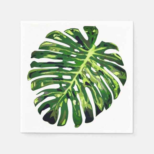 Tropical Leaf Napkins Serviette (Vorderseite)