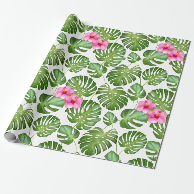 Tropical Leaves Geschenkpapier (Ungerollt)