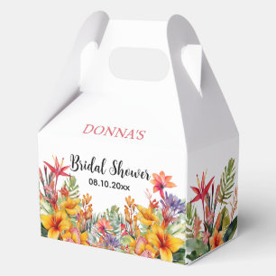 Tropical Luau Hawaiian Brautparty Geschenkschachtel