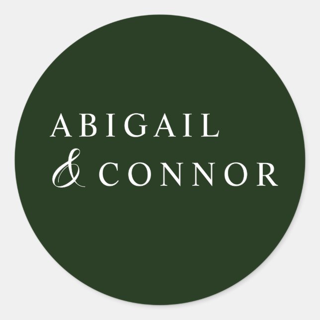 Tropical Magnolia White Green Destination Runder Aufkleber (Vorderseite)