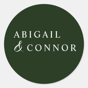 Tropical Magnolia White Green Destination Runder Aufkleber