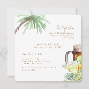 Tropical Margaritas Beer & GRILLEN Einladung