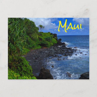 Tropical Maui Hawaiian Island Beach Postkarte