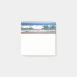 Tropical Maui Waves Square Post-it Klebezettel