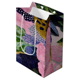 Tropical Modernism Floral Gift Bouquet Bag Mittlere Geschenktüte